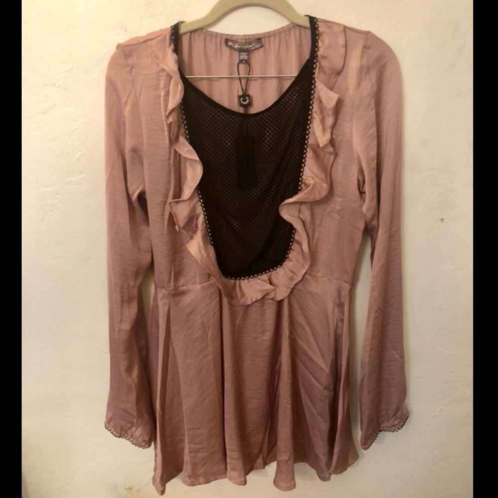 NWT For Love and Lemons Skivvies silk dress